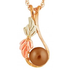 Genuine Chocolate Pearl Pendant  - by Mt Rushmore